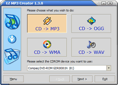 EZ MP3 Creator  v1.52